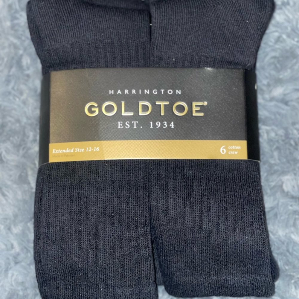 Harrington GOLDTOE Men’s Extended Size 12-16 Socks